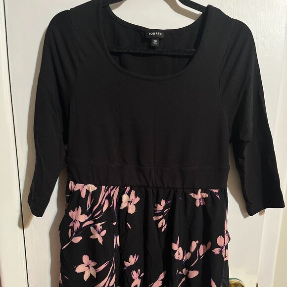 TORRID DRESS 3/4 SLEEVES SIZE 00/10 - Picture 5 of 5